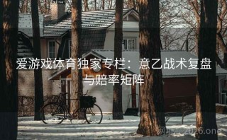 爱游戏体育独家专栏：意乙战术复盘与赔率矩阵