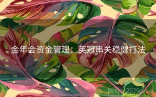 金年会资金管理：英冠串关稳健打法