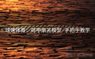 球速体育：荷甲串关模型·手把手教学