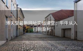 博天堂最新网址实战课堂：牛牛从入门到盈利