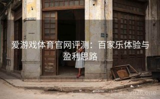 爱游戏体育官网评测：百家乐体验与盈利思路