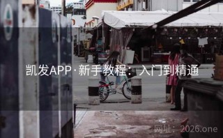 凯发APP·新手教程：入门到精通