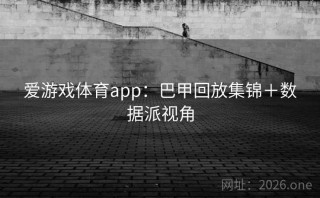 爱游戏体育app：巴甲回放集锦＋数据派视角