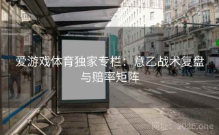 爱游戏体育独家专栏：意乙战术复盘与赔率矩阵