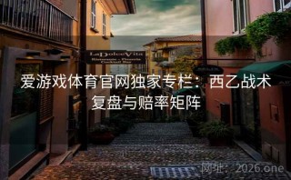 爱游戏体育官网独家专栏：西乙战术复盘与赔率矩阵