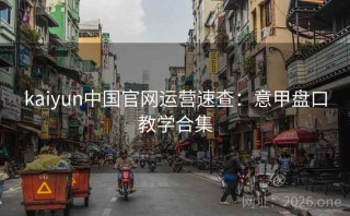 kaiyun中国官网运营速查：意甲盘口教学合集