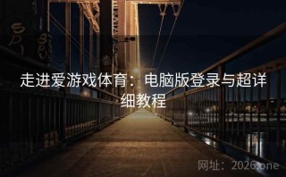走进爱游戏体育：电脑版登录与超详细教程