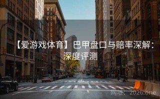 【爱游戏体育】巴甲盘口与赔率深解：深度评测