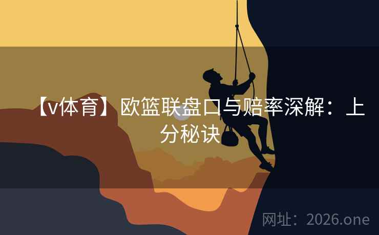 【v体育】欧篮联盘口与赔率深解：上分秘诀  第2张