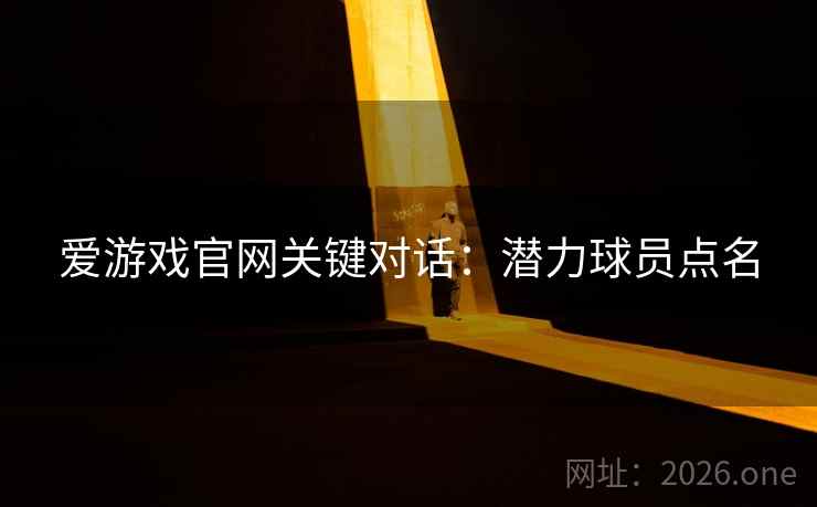 爱游戏官网关键对话：潜力球员点名  第1张