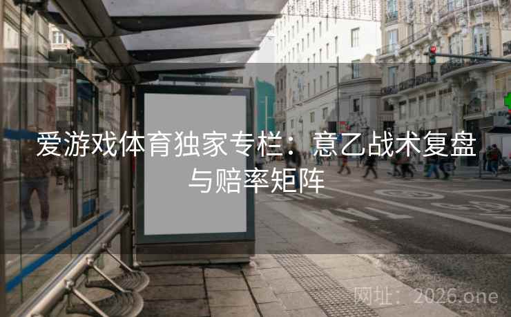 爱游戏体育独家专栏：意乙战术复盘与赔率矩阵  第1张