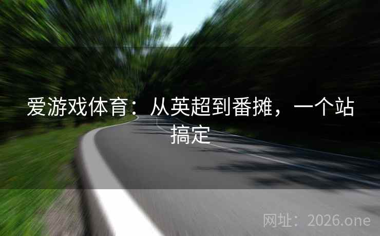 爱游戏体育:从英超到番摊,一个站搞定  第1张 爱游戏体育:从英超到番摊,一个站搞定  第1张