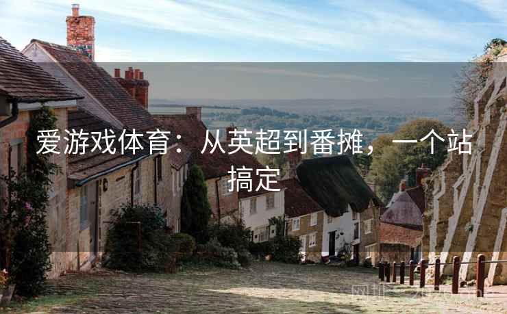 爱游戏体育:从英超到番摊,一个站搞定  第2张 爱游戏体育:从英超到番摊,一个站搞定  第2张